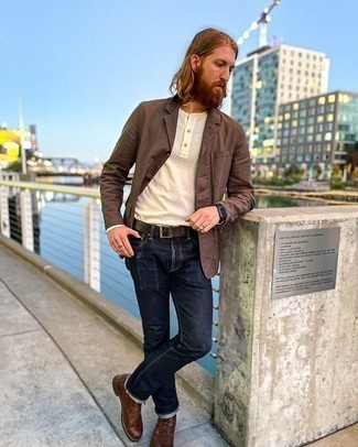 Мужские пиджаки под джинсы (110+ фото): как правильно выбрать и сочетать стильный пиджак с джинсами, обзор фасонов и производителей6