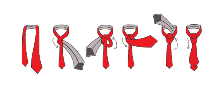 Как завязать галстук пошагово (фото-схема): ТОП-10 красивых узлов,  быстрые способы, советы и инструкции1