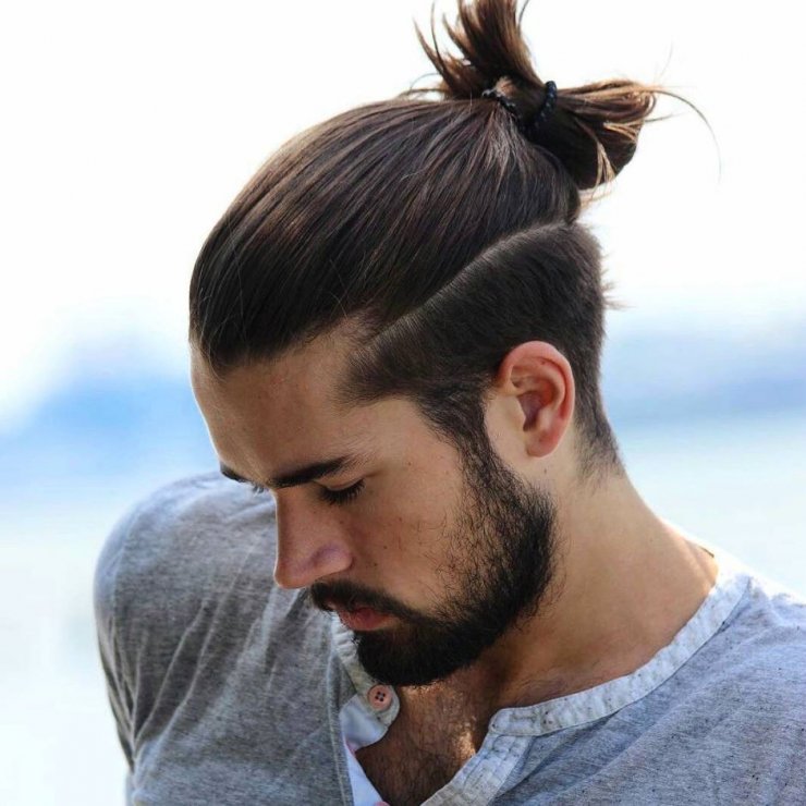 ТОП-16 мужских стрижек на длинные волосы (130+ фото): обзор самых модных стилей и видов для длинных волос, кому подойдет55