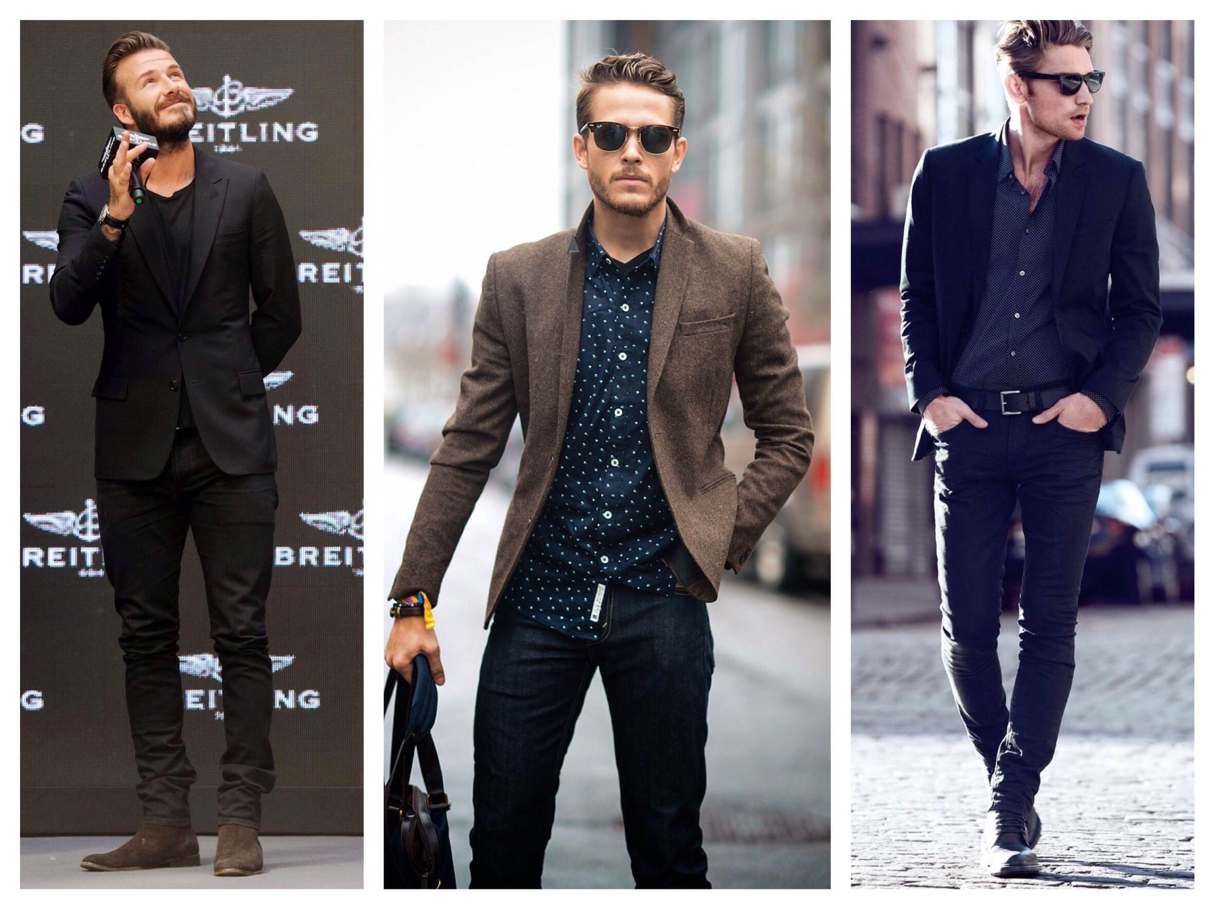 Мужские пиджаки под джинсы (110+ фото): как правильно выбрать и сочетать стильный пиджак с джинсами, обзор фасонов и производителей0